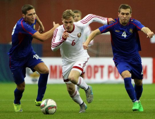 Echipa de tineret a Moldovei învinsă de Belarus