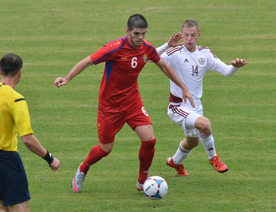 L’équipe nationale junior de Moldova a perdu le match contre Lettonie