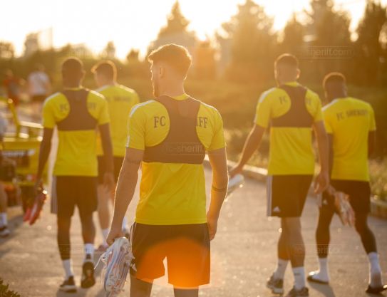 El comienzo de la rutina de entrenamiento
