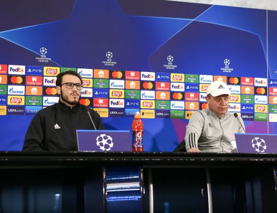 Press conference before the match with FC Real