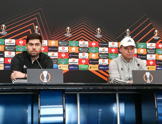 Conférence de presse avant le match aller contre le SC Braga