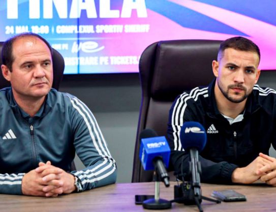 Conférence de presse à la veille de la finale de la Coupe de Moldavie