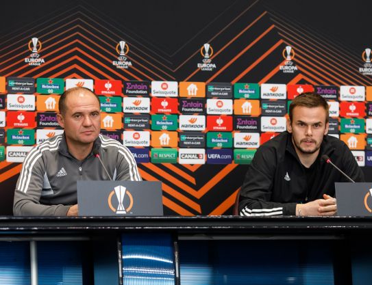 Press conference of Viktor Mikhailov on the eve of the match against FC Omonoia