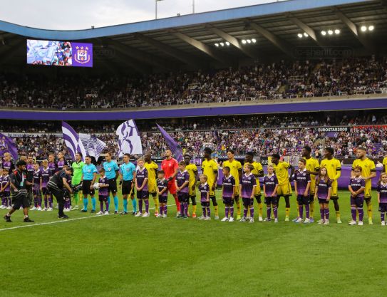 Sheriff -Anderlecht . Programa de trabajo de los medios de comunicación