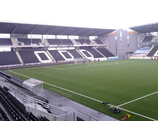 L'entraînement du FC “Sheriff” au stade “Skagerak Arena”