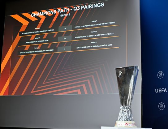 The draw for the third round of the UEL